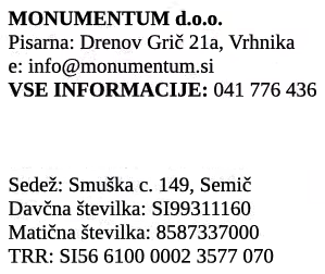 kontaktne informacije Monumentum